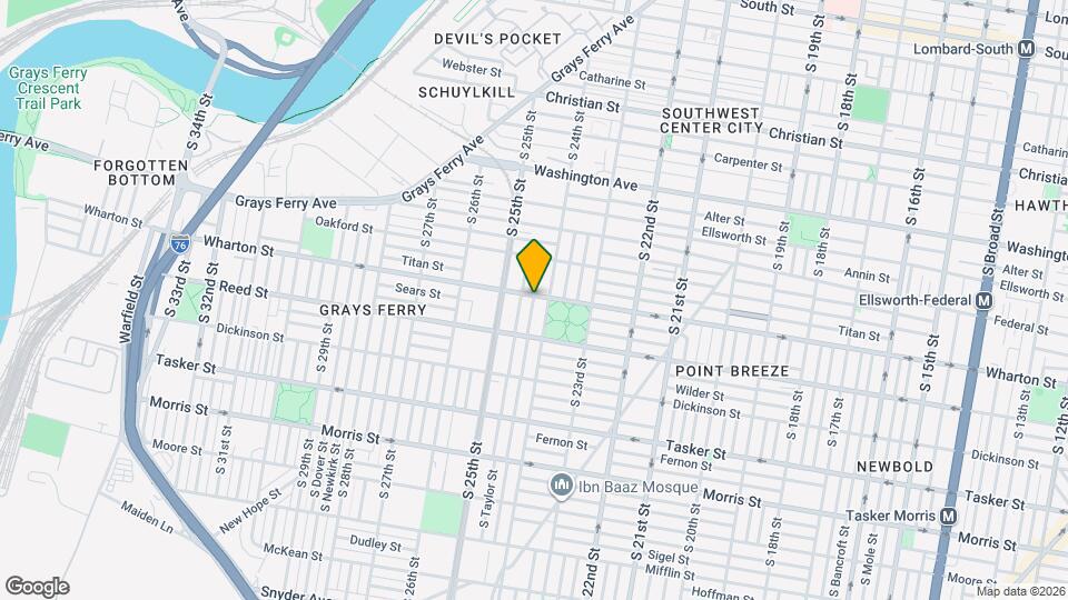 2410 Wharton St, Unit 2nd Floor Map and Location Details