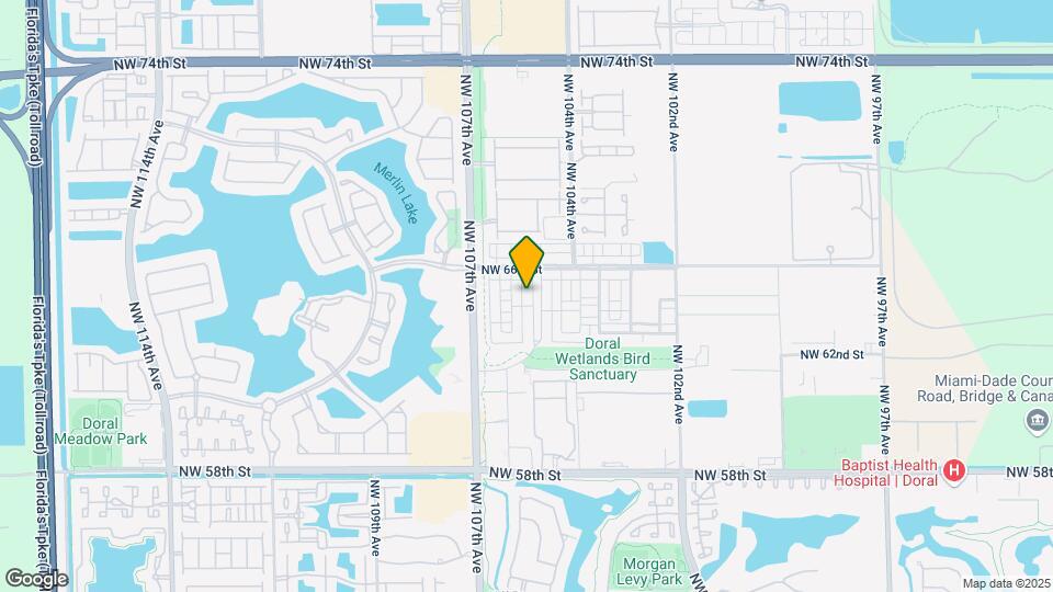 6418 NW 104th Path Map and Location Details