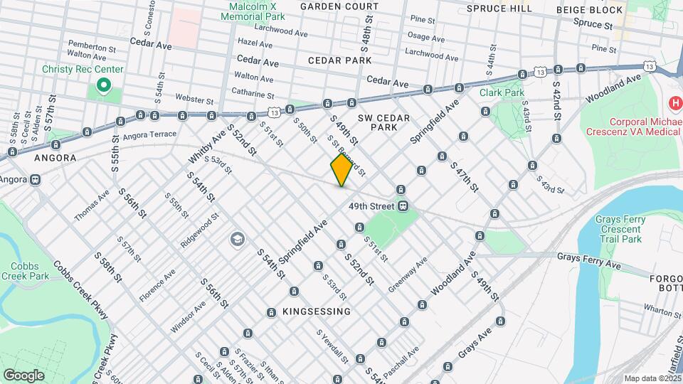5013 Springfield Ave Mapa y Detalles de la Ubicación