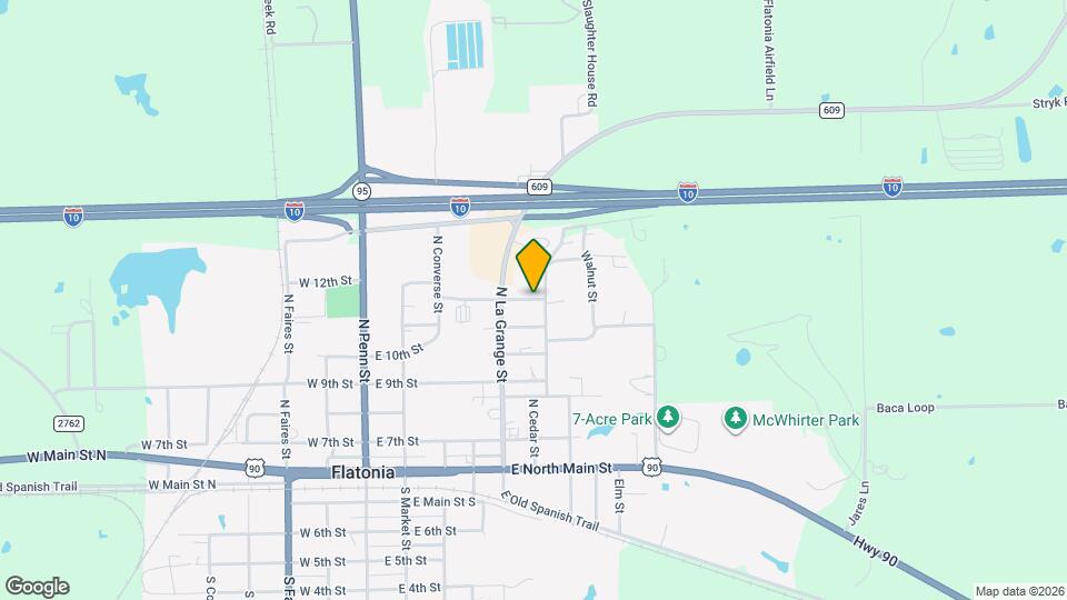 607 E 12th St Map and Location Details