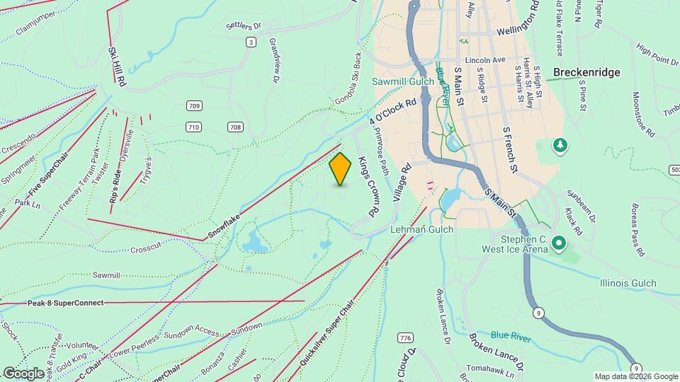 Grand Timber Lodge Map and Location Details