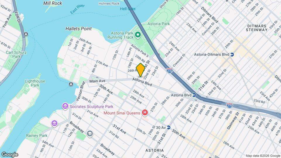 Astoria Point Mapa y Detalles de la Ubicación