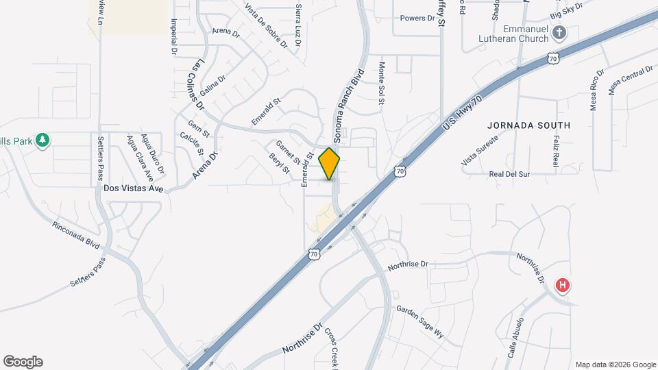 4821 Sonoma Ranch Blvd Map and Location Details