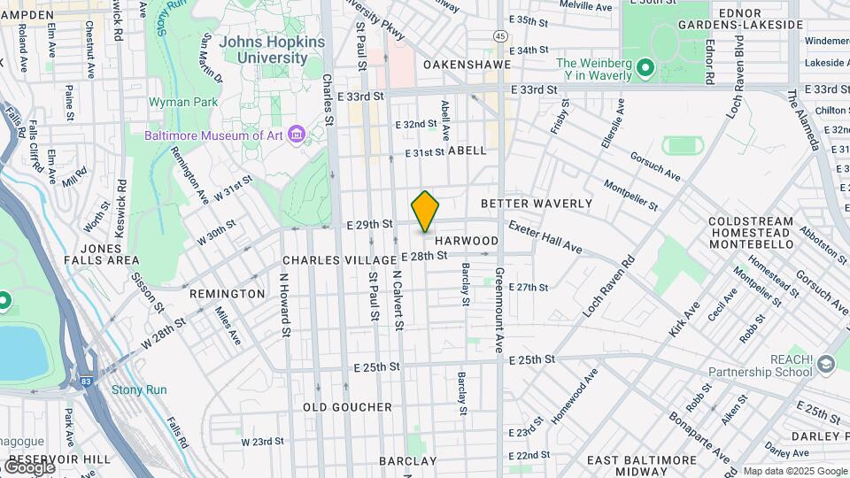 2822 Guilford Ave Mapa y Detalles de la Ubicación