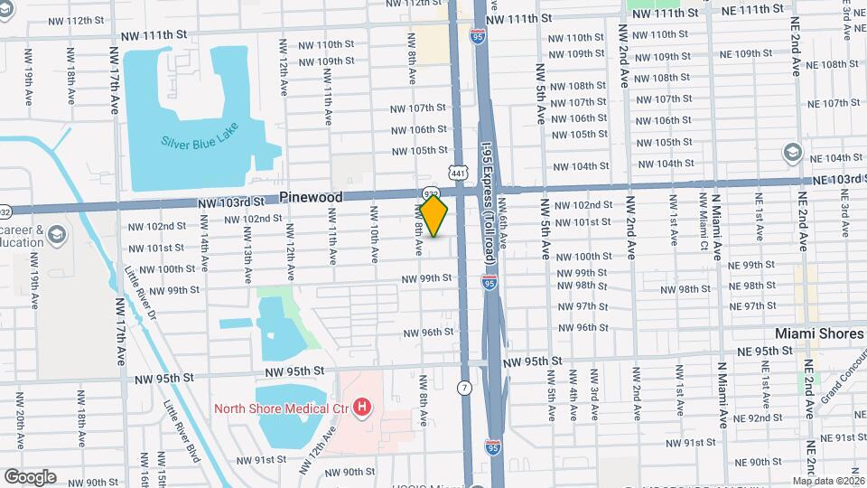 10085 NW 7th Ct Mapa y Detalles de la Ubicación