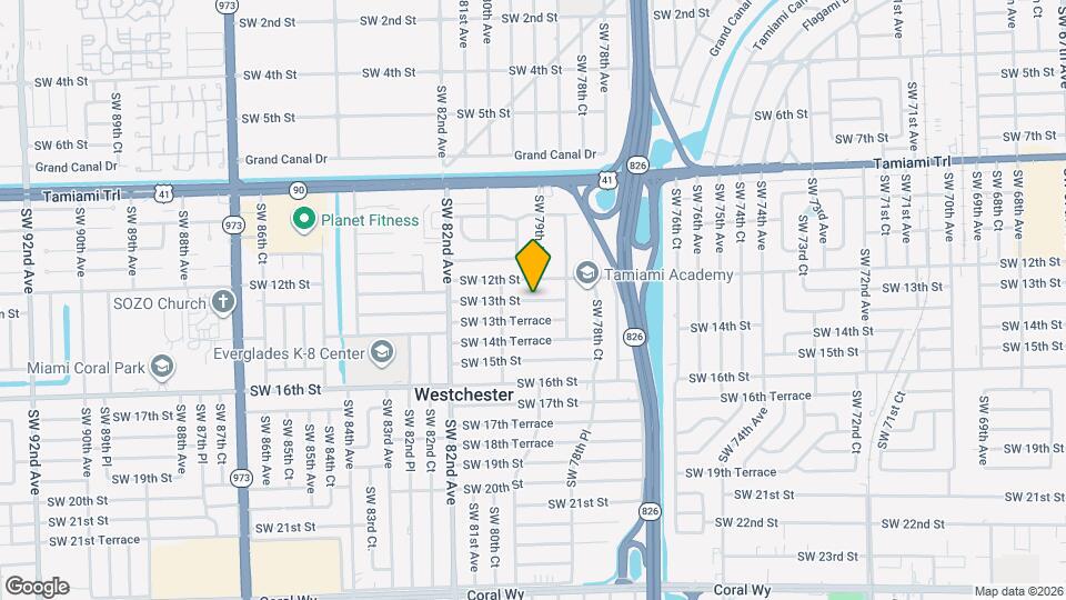 7931 SW 13th St Map and Location Details