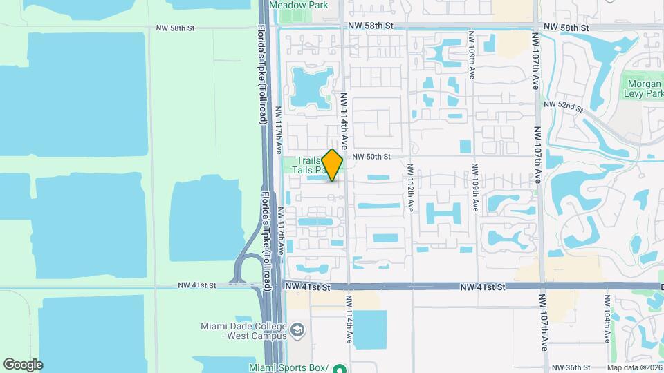 11432 NW 48th Terrace Map and Location Details