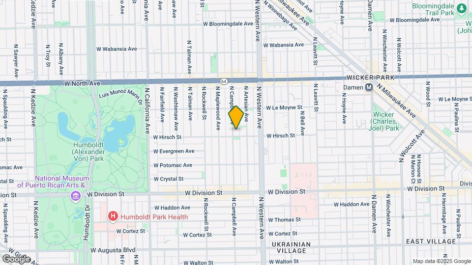 1409 N Campbell Ave Mapa y Detalles de la Ubicación