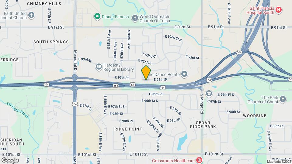 8912 E 95th St Map and Location Details