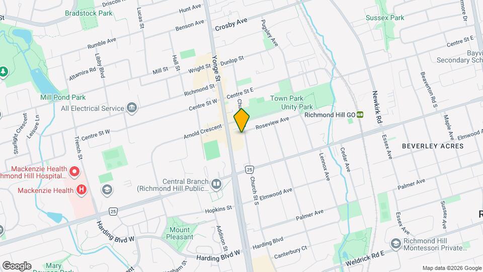 74 Church St S Map and Location Details