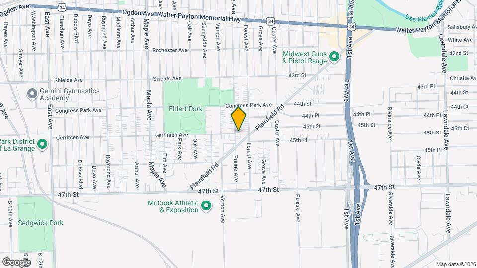 4427 Prairie Ave, Unit 2R Mapa y Detalles de la Ubicación
