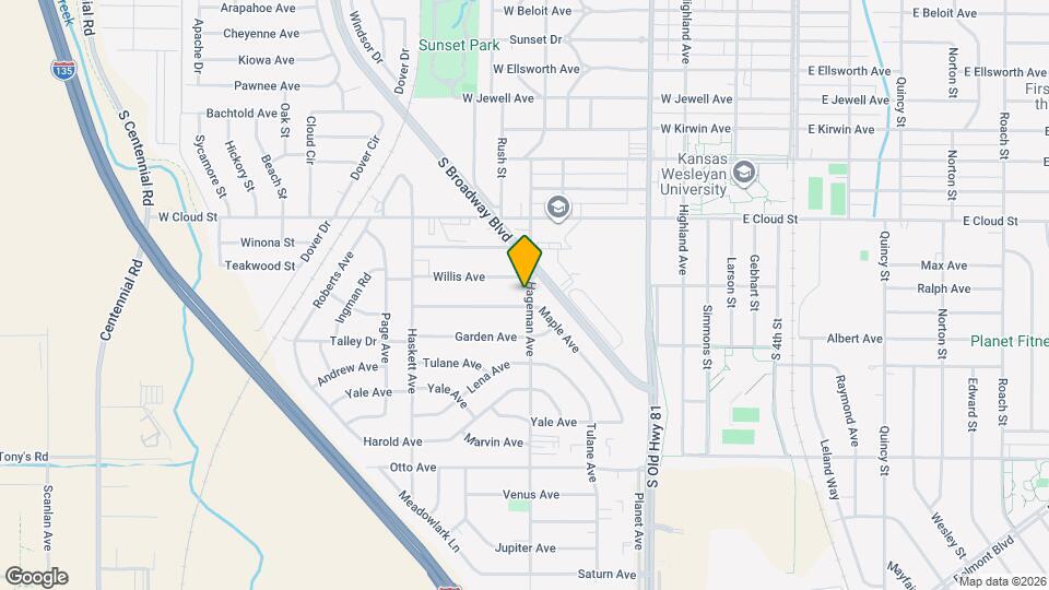 1914 Hageman Ave Mapa y Detalles de la Ubicación