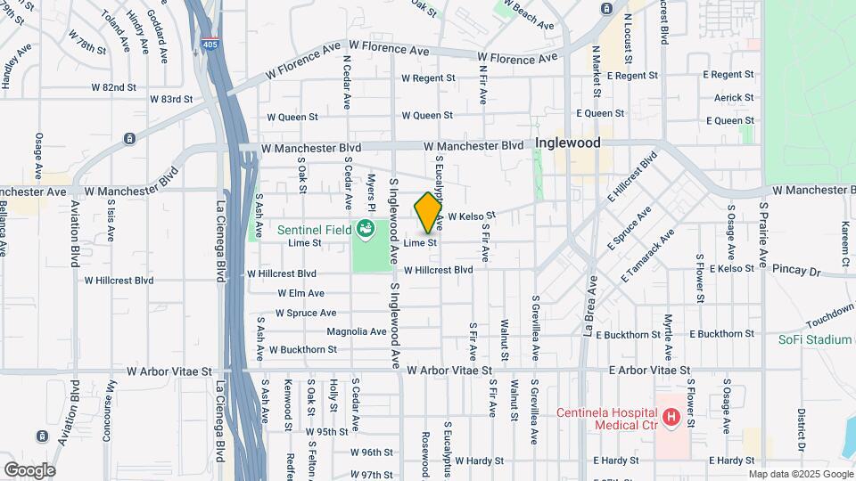 315 W Lime St Map and Location Details