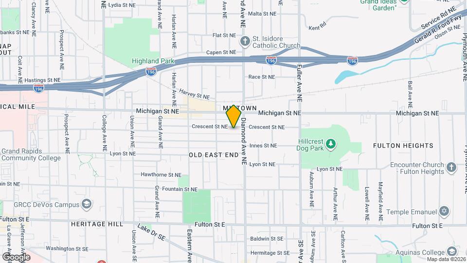 936 Crescent St NE Map and Location Details