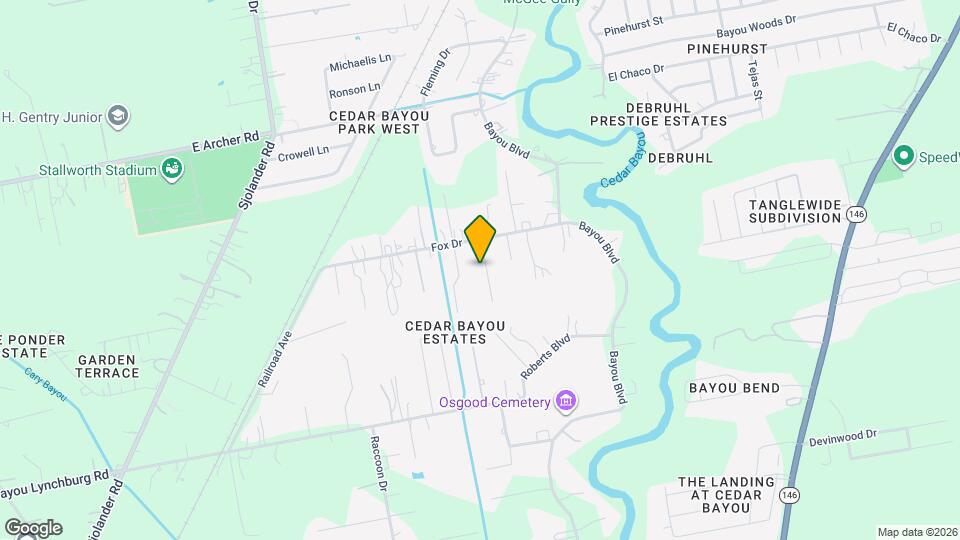 109 Fox Hollow Dr Map and Location Details