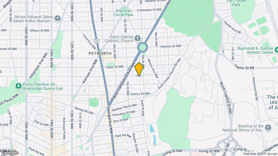 518 Shepherd St NW Map and Location Details