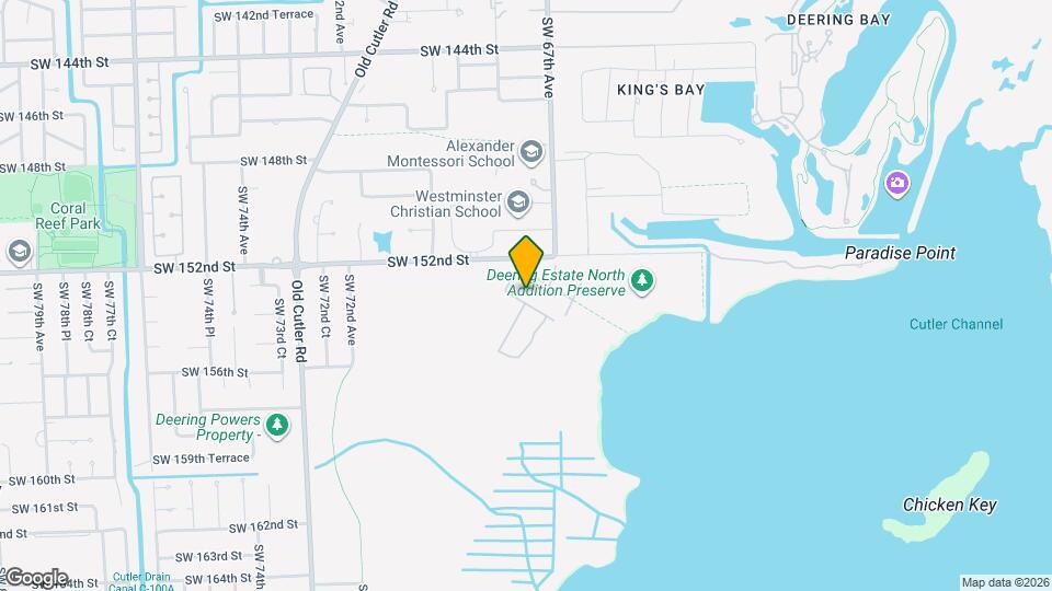 6767 SW 154th St Map and Location Details