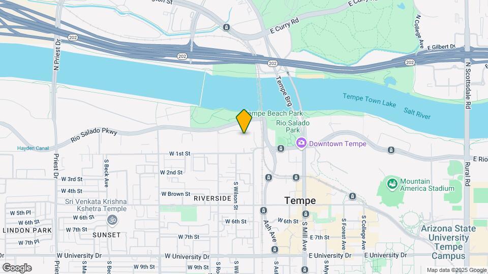 435 W Rio Salado Pkwy, Unit 206 Map and Location Details