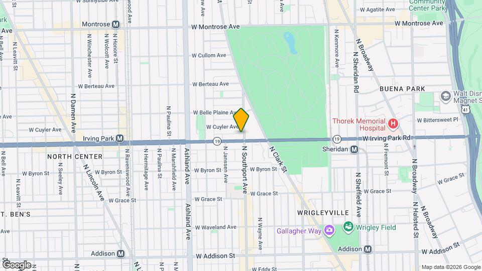 4008 N Southport Ave, Unit 1 Map and Location Details