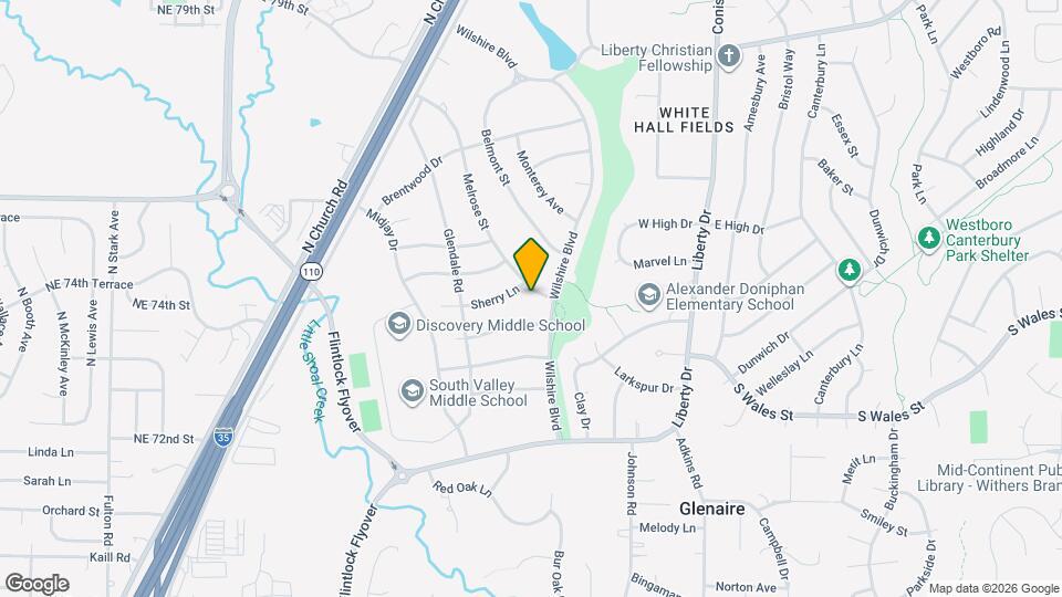 704 Melrose St Map and Location Details