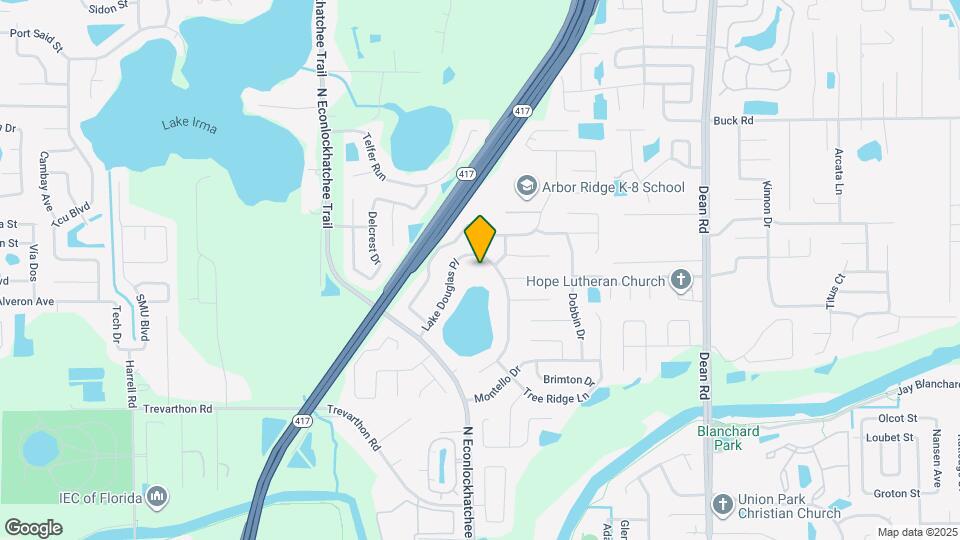 Wonderful 3/2 Home in the Arbor Club Community! Map and Location Details