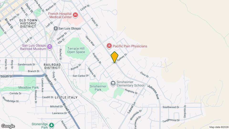 2505 Johnson Ave Map and Location Details