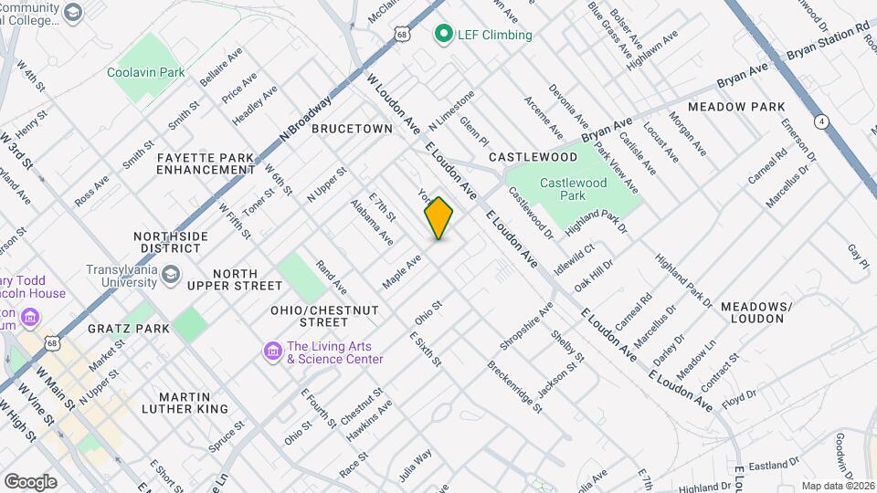 712 Maple Ave Map and Location Details