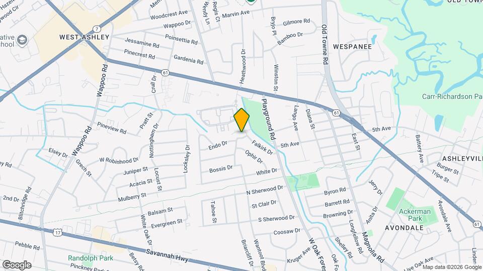 6 E Wantoot Blvd Map and Location Details