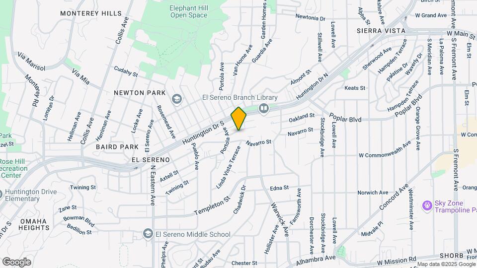 5122 Oakland Ave Map and Location Details