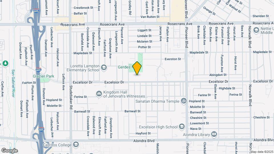 11433 Excelsior Dr Map and Location Details