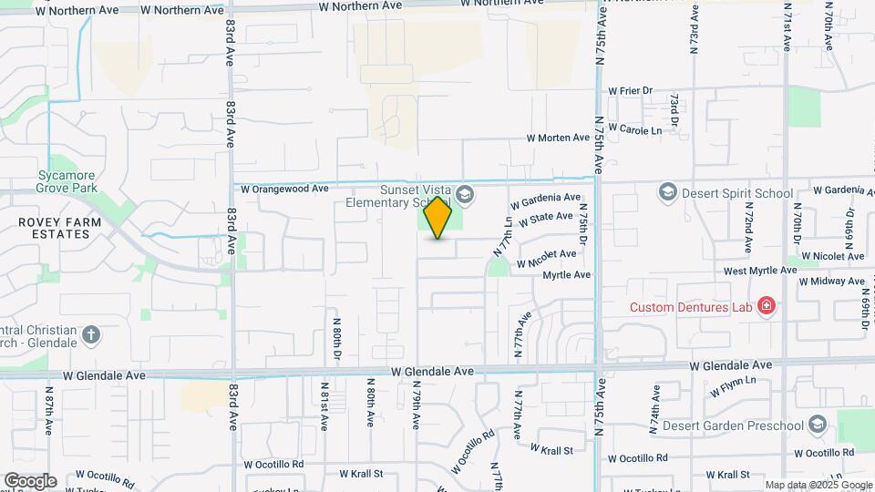 7803 W Northview Ave Mapa y Detalles de la Ubicación