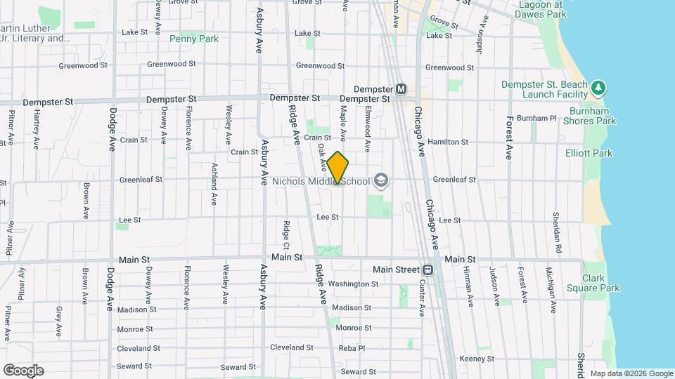 1032 Maple Ave, Unit 2 Map and Location Details