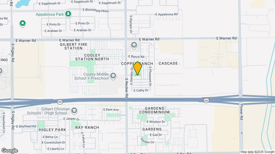 1068 S Hawk Ln Mapa y Detalles de la Ubicación