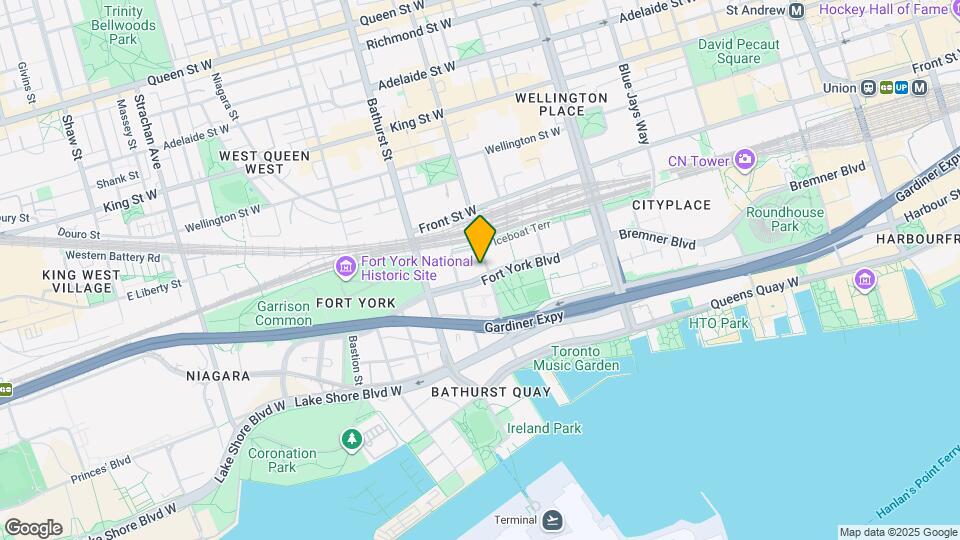 120 Fort York Blvd Map and Location Details