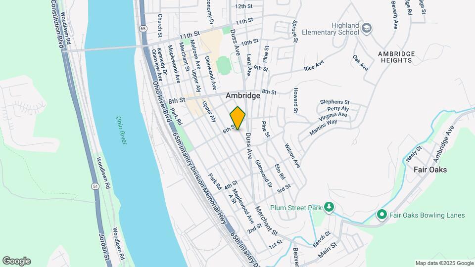 547 Glenwood Ave, Unit 1st Floor Map and Location Details