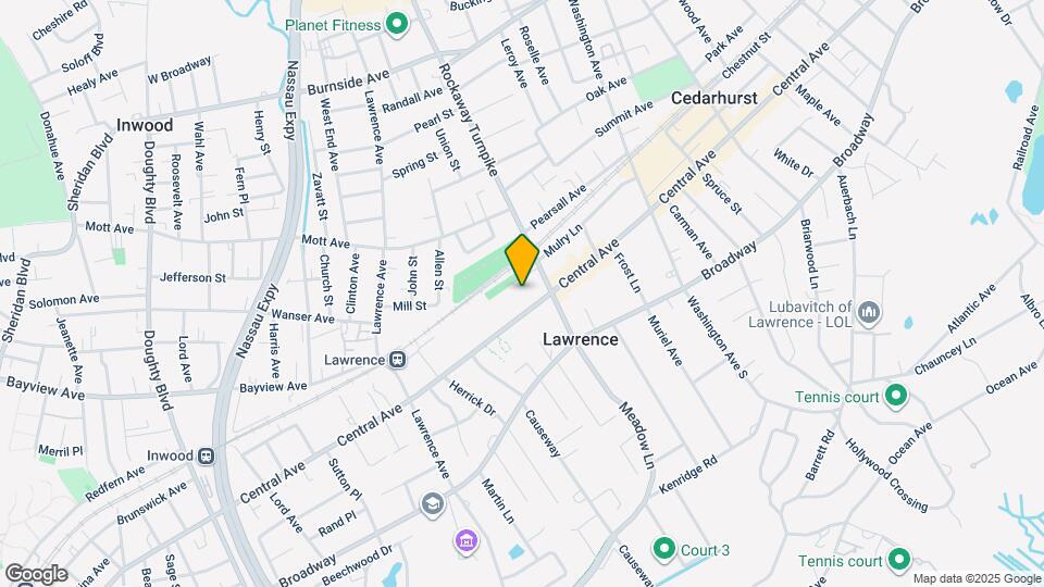 284 Central Ave Map and Location Details