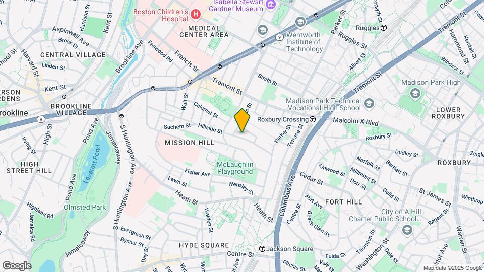61 Hillside St, Unit 3 Map and Location Details