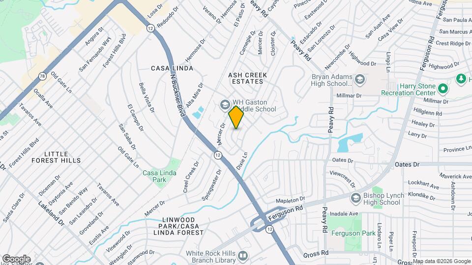 9532 Dixie Ln Map and Location Details
