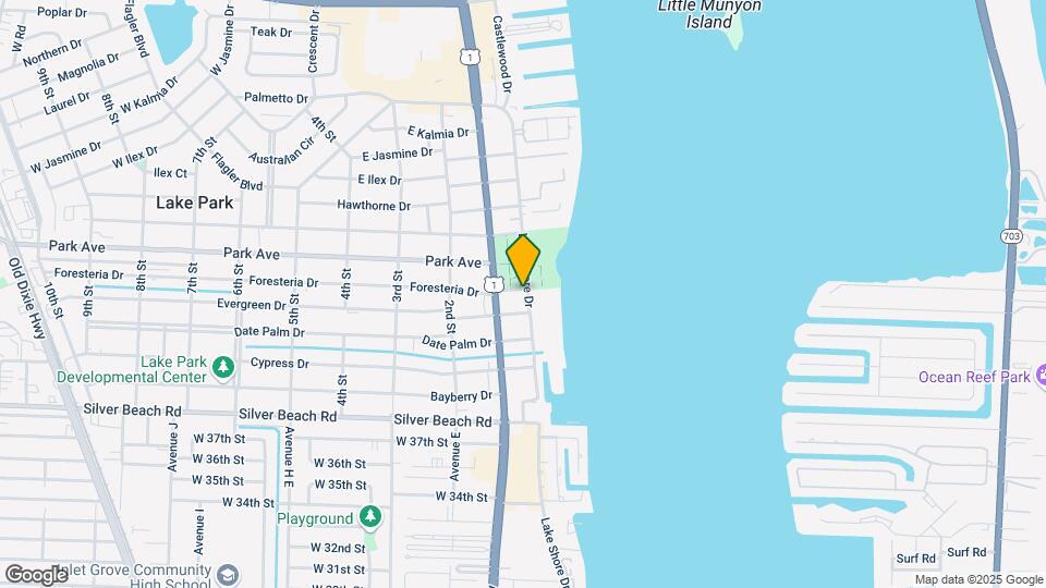 510 Lake Shore Dr Map and Location Details