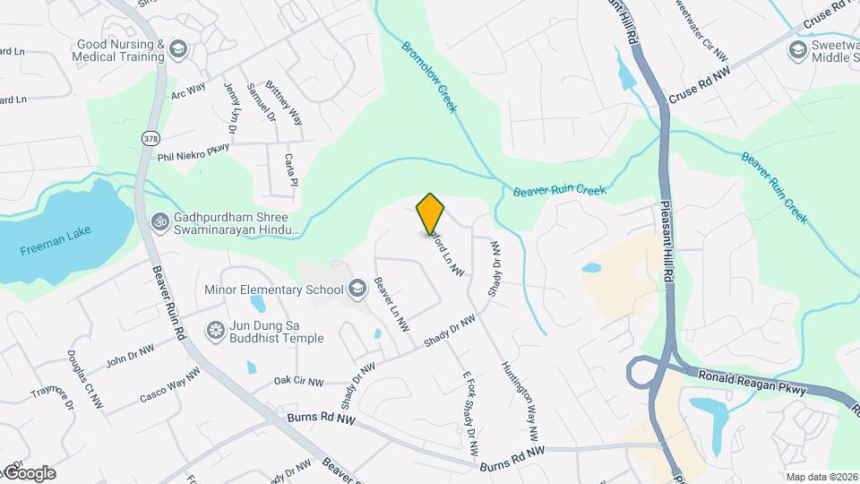 904 Branford Ln NW Map and Location Details