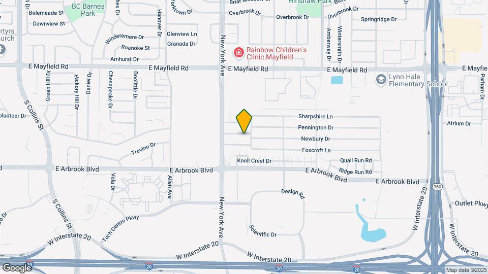 1918 Rutherford Ln Map and Location Details