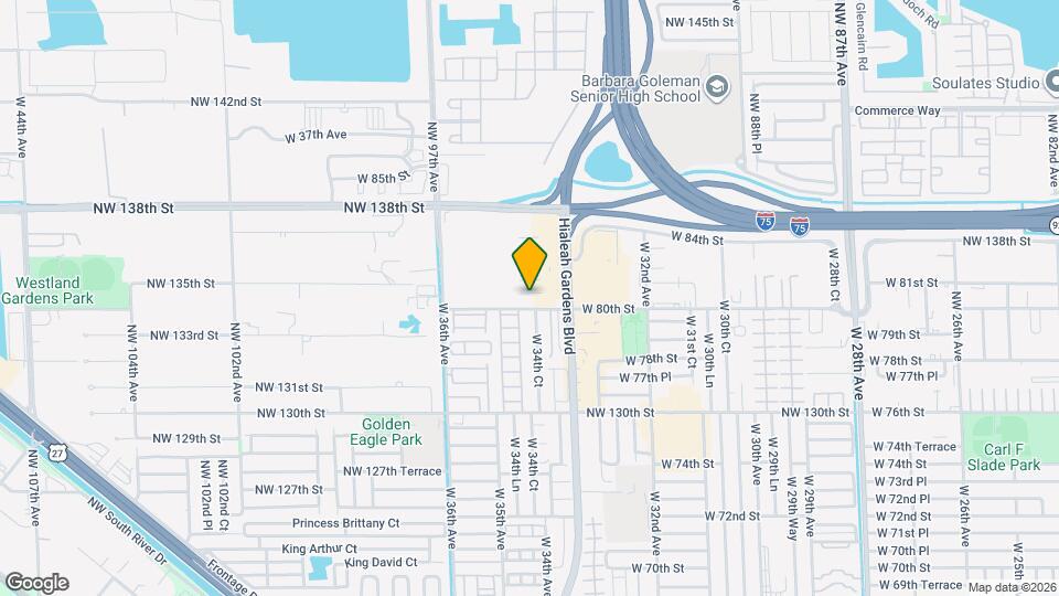 3429 W 80th St Map and Location Details
