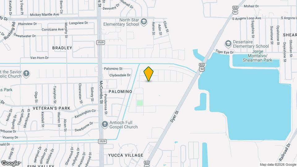 6024 Hidden Psge Ave Map and Location Details