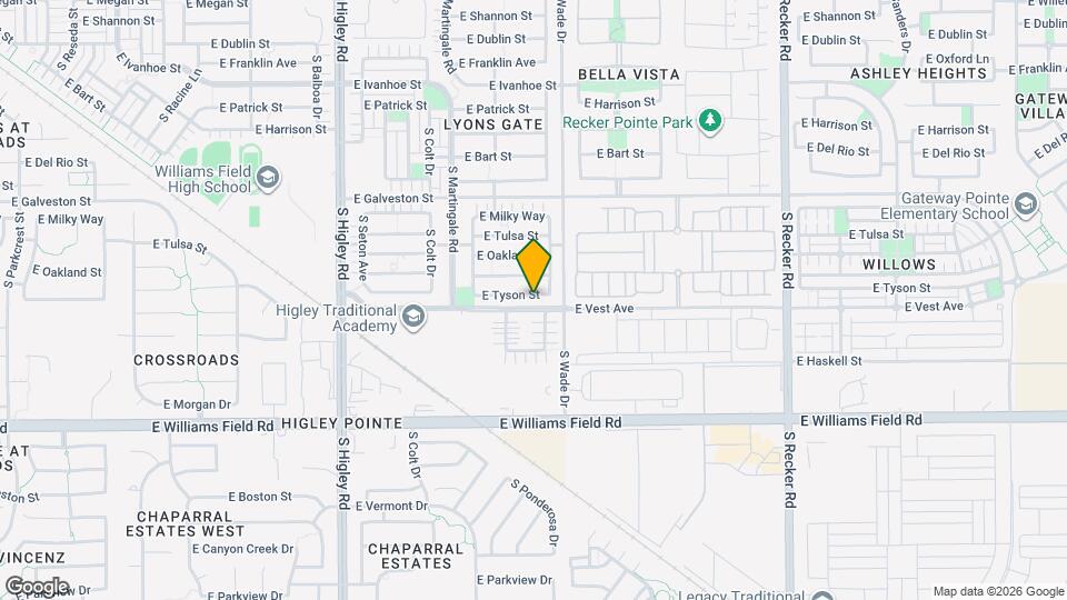 3543 E Tyson St Map and Location Details