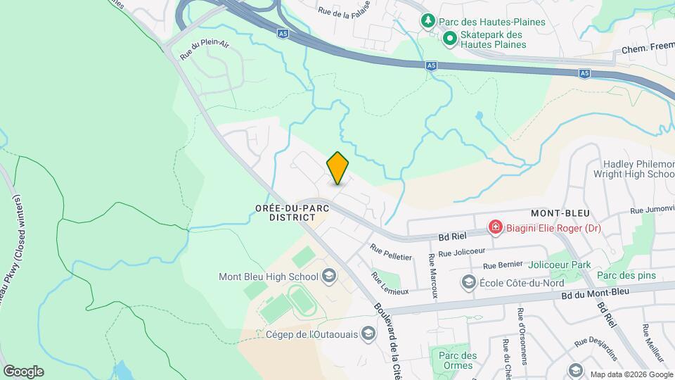 164 Du Ravin-Bleu Rue Map and Location Details