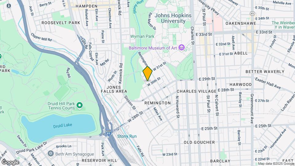 334 W 30th St Map and Location Details