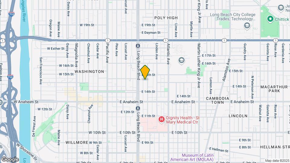 1465 Elm Ave Map and Location Details