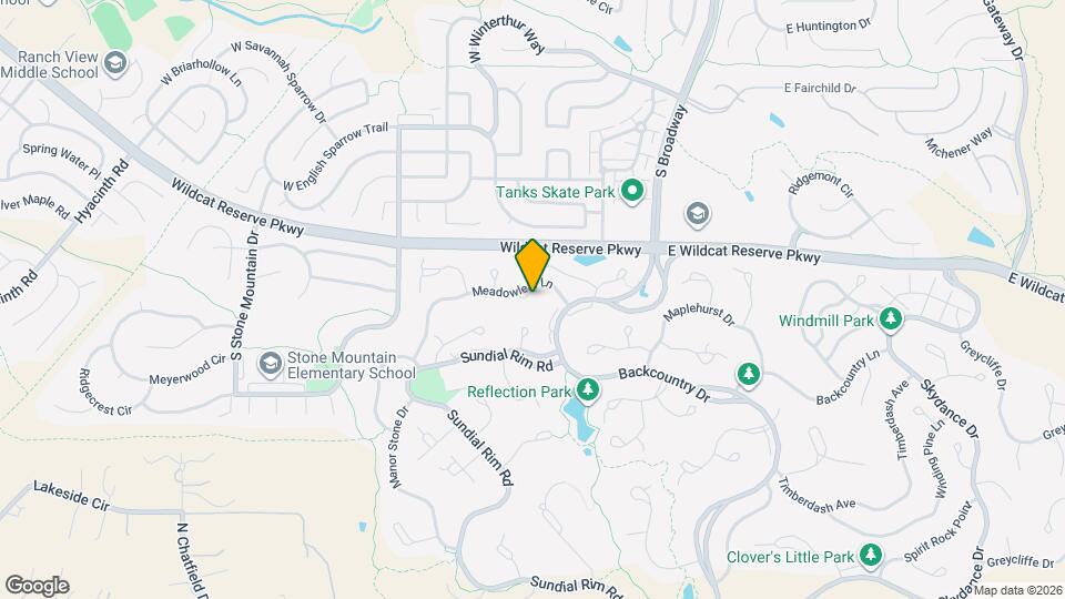 10463 Meadowleaf Way Map and Location Details