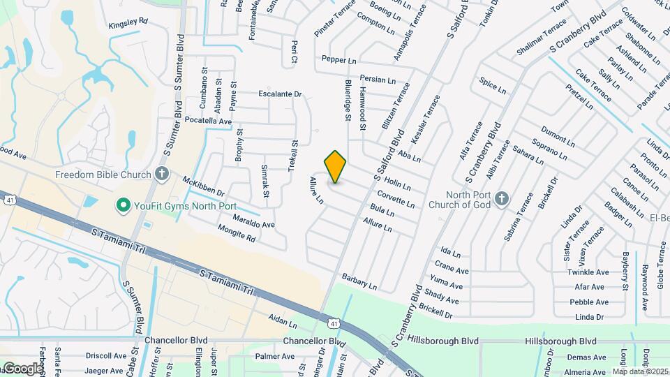 4122 Bula Ln Mapa y Detalles de la Ubicación