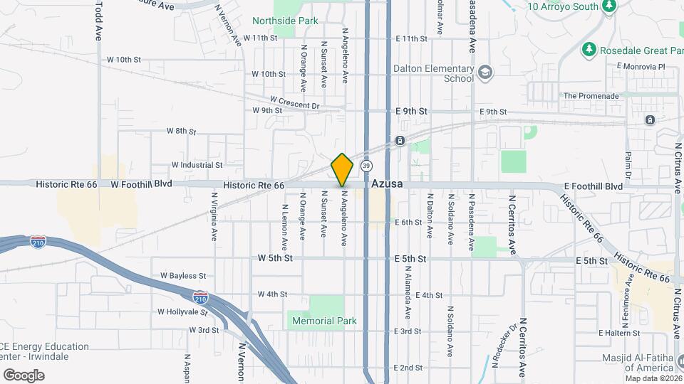 300 W Foothill Blvd Mapa y Detalles de la Ubicación